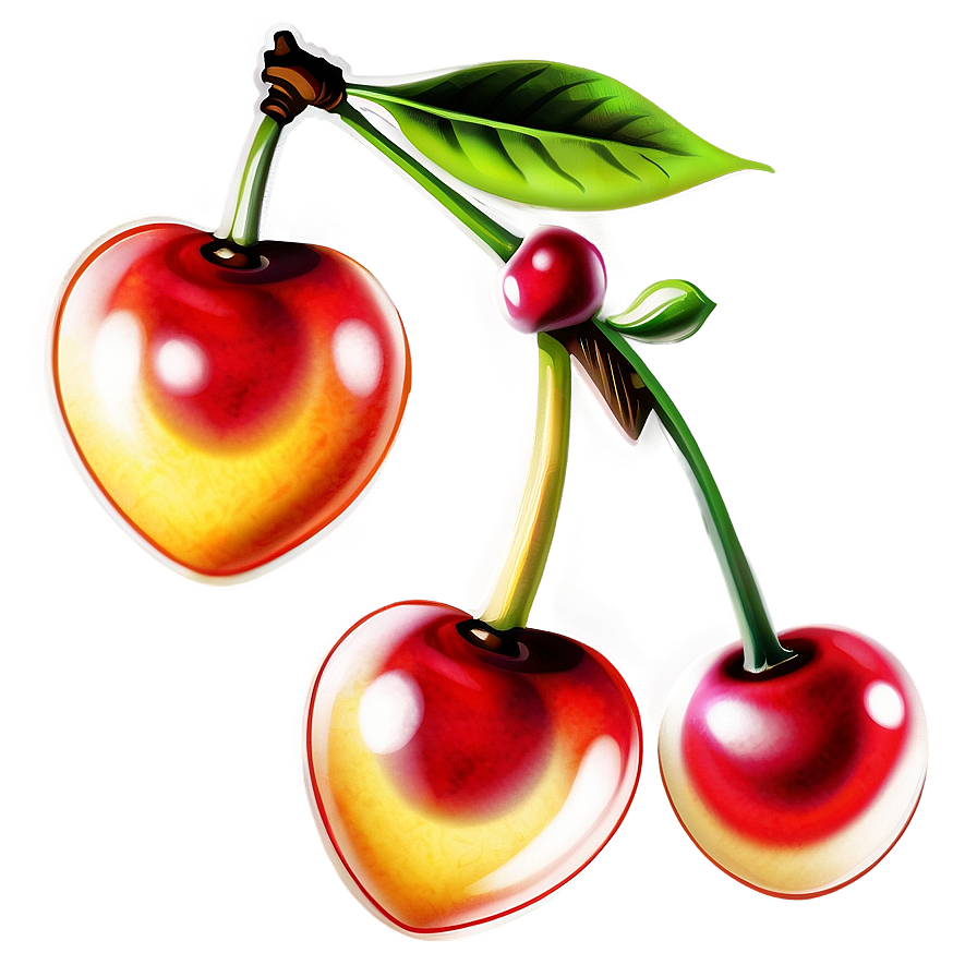 Vintage Cherry Illustration Png 05212024