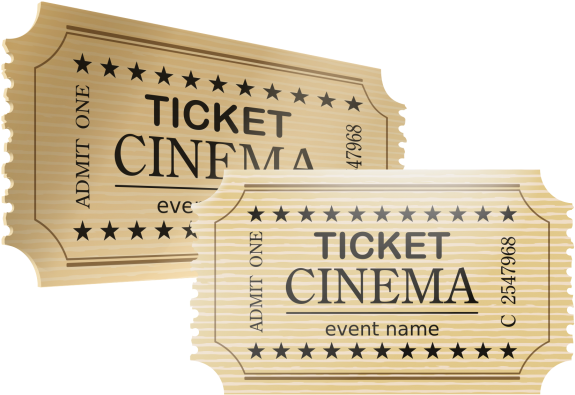 Vintage Cinema Tickets Vector