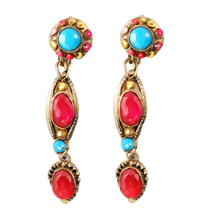 Vintage Clip-on Earring Png 05252024