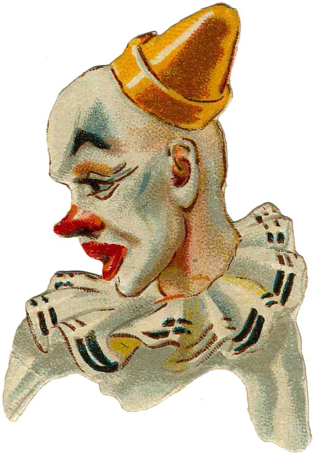 Vintage Clown Illustration