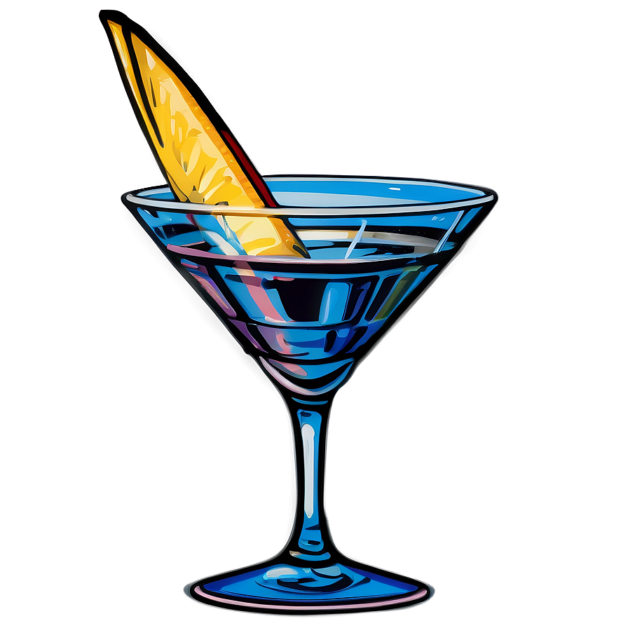 Vintage Cocktail Glass Png 99