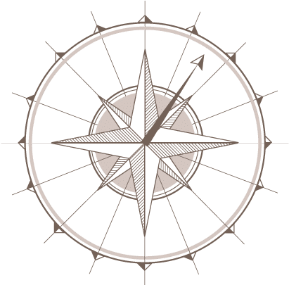 Vintage Compass Rose Graphic