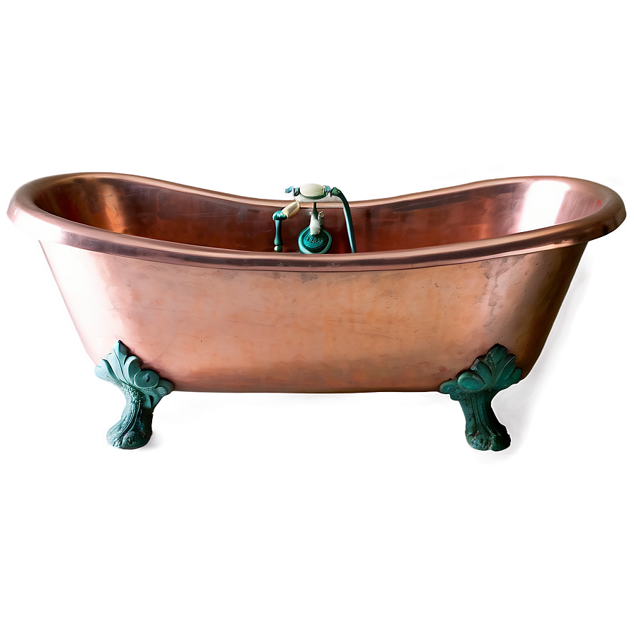 Vintage Copper Bathtub Png 73