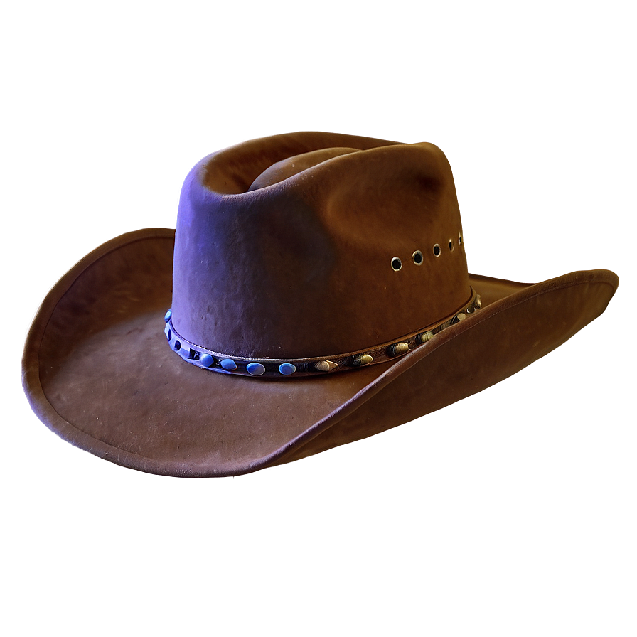 Vintage Cowboy Hat With Transparent Background Png Nlo13