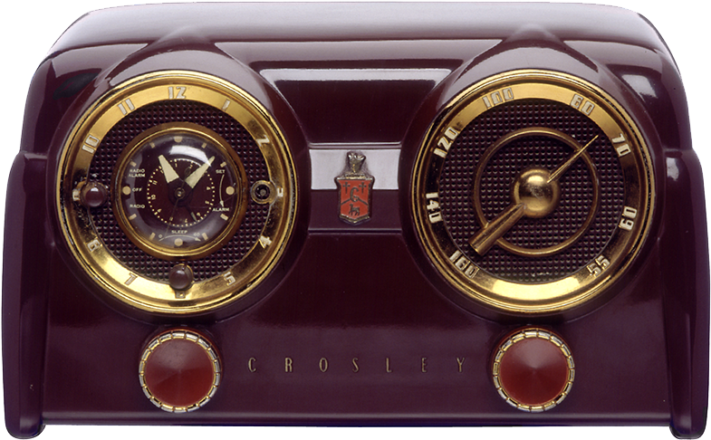 Vintage Crosley Radio Front View