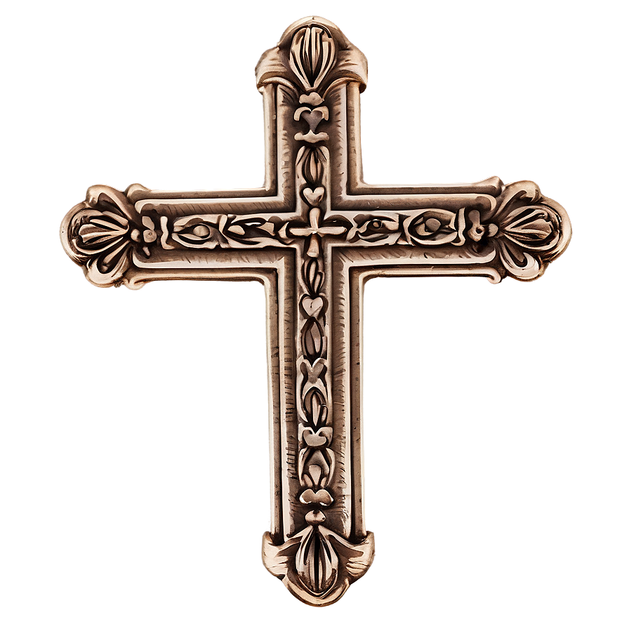 Vintage Cross Outline Png Hyq30