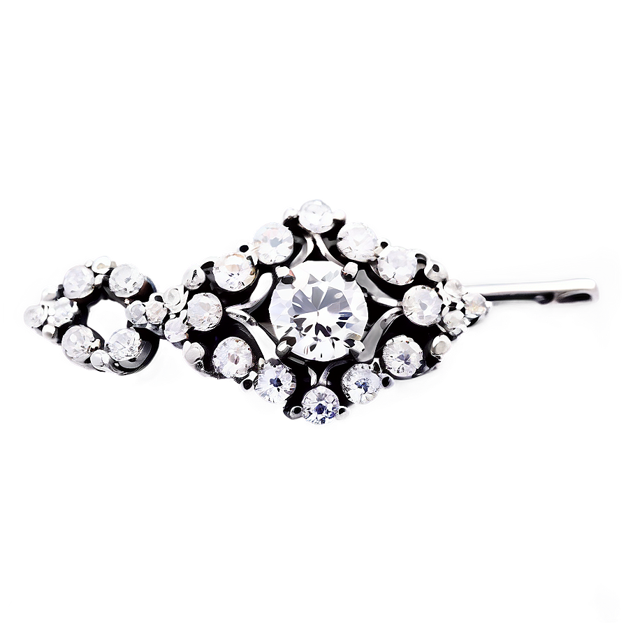 Vintage Diamond Brooch Png Ybd40