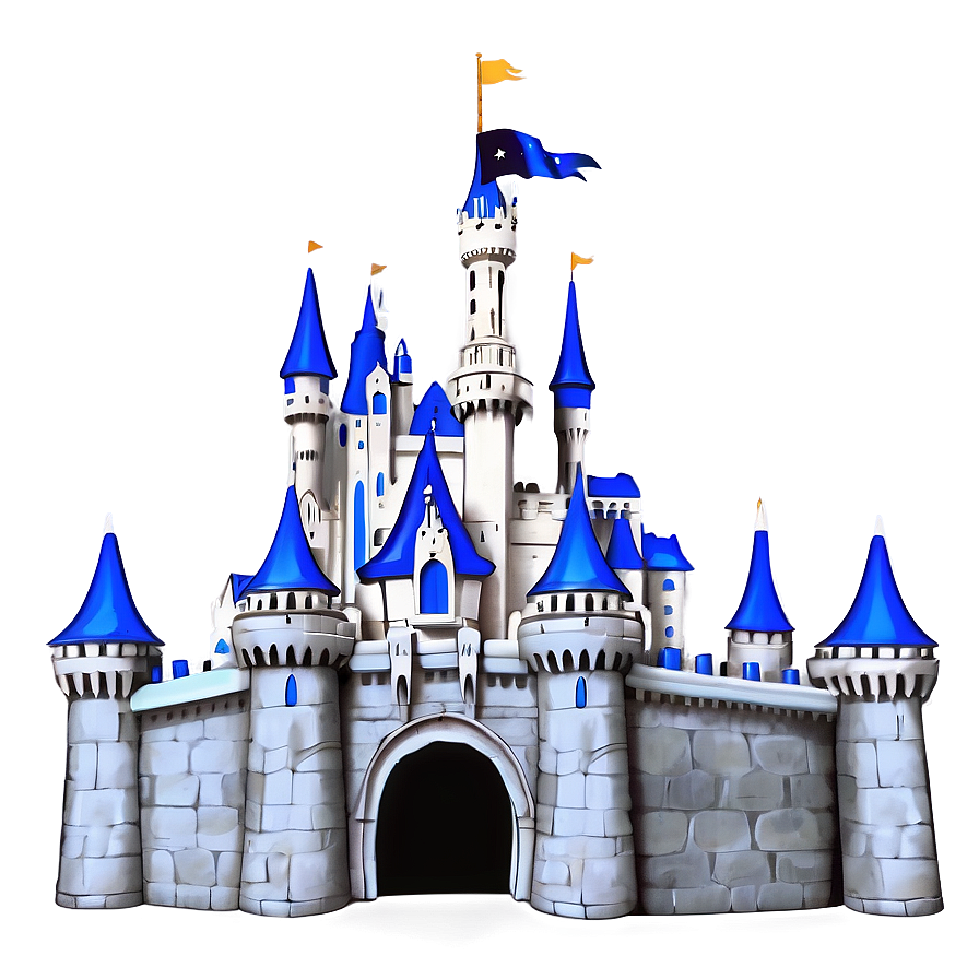 Vintage Disney Castle Sketch Png Hfn