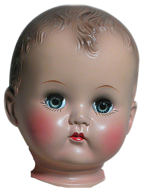 Vintage Doll Head Creepy