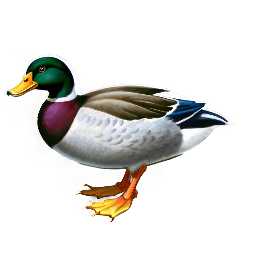 Vintage Duck Illustration Png Usc