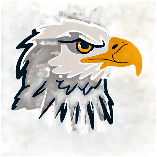 Vintage Eagle Sketch Png B