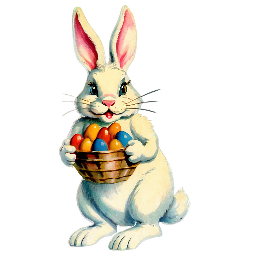 Vintage Easter Bunny Png 05232024