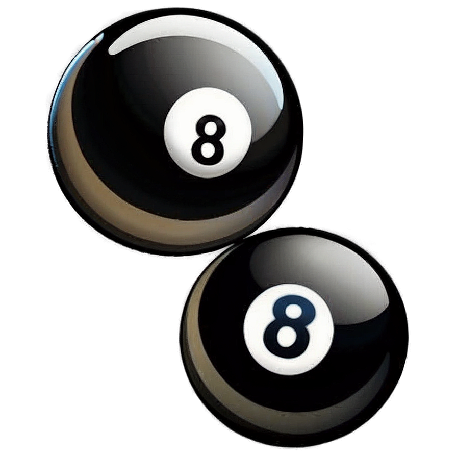 Vintage Eight Ball Drawing Png 77