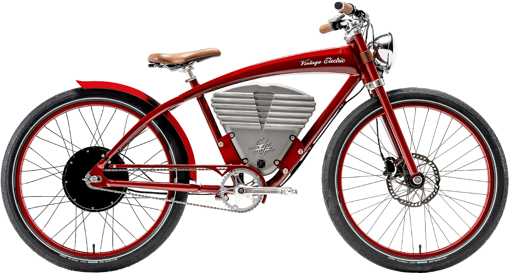 Vintage Electric Bicycle Profile