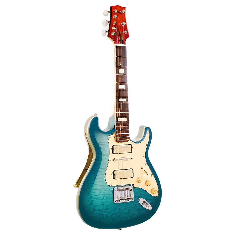 Vintage Electric Guitar Png Kth3