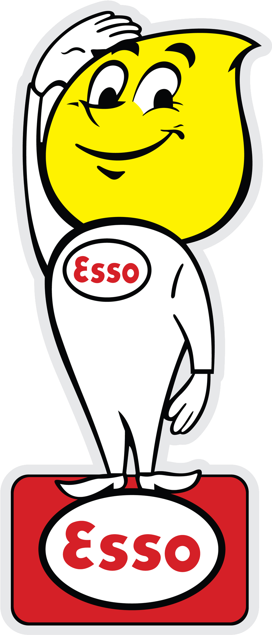 Vintage Esso Oil Drop Character