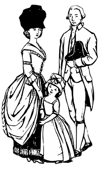 Vintage Family Illustration