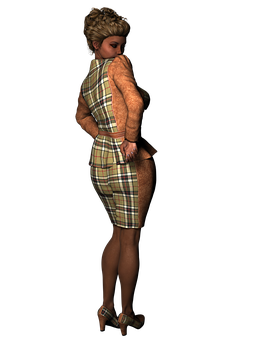 Vintage Fashion3 D Model