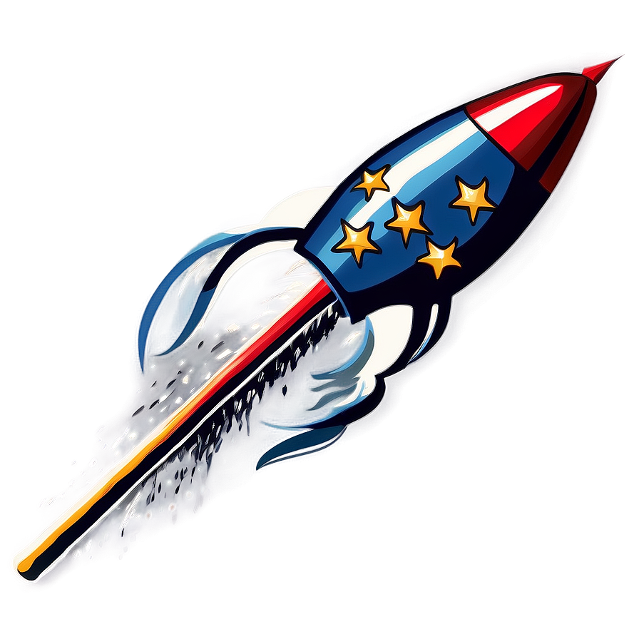 Vintage Firework Rocket Png Ing56