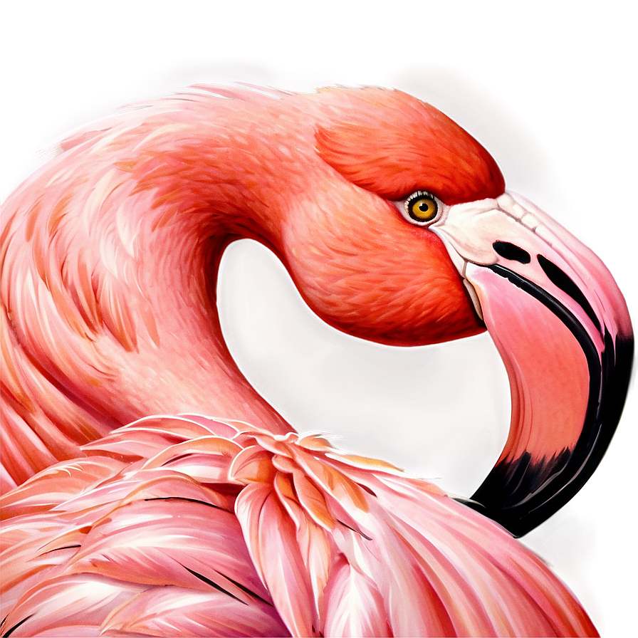 Vintage Flamingo Poster Png 40