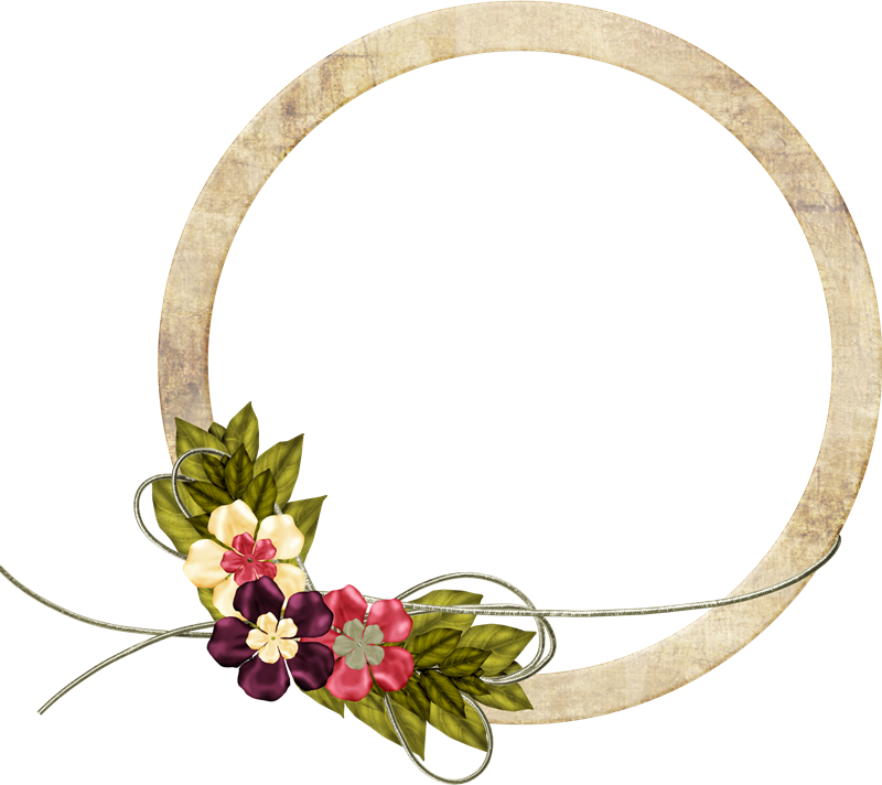 Vintage Floral Frame Design