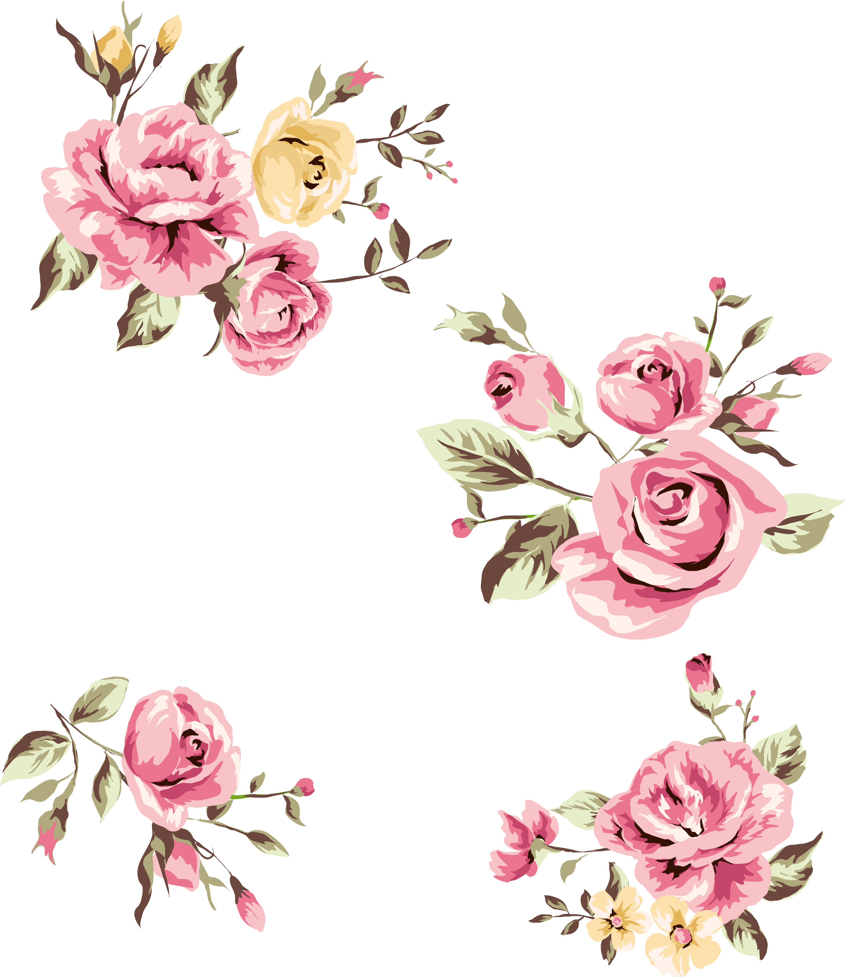 Vintage Floral Pattern Design