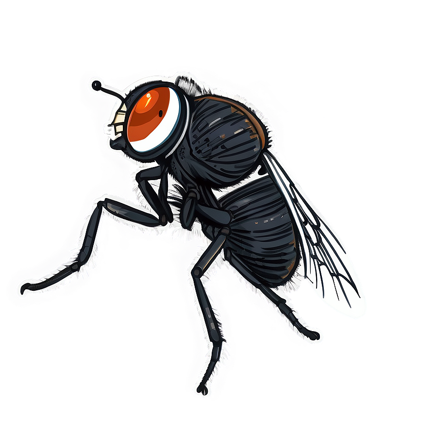 Vintage Fly Sketch Png 30