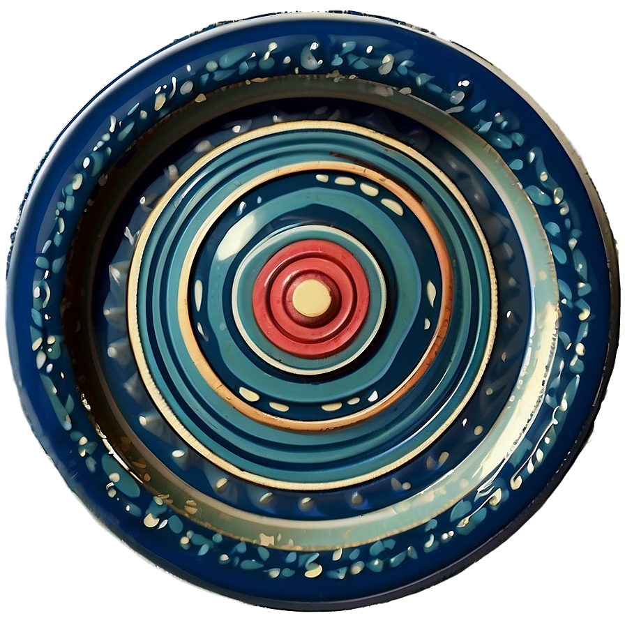 Vintage Frisbee Design Png 75