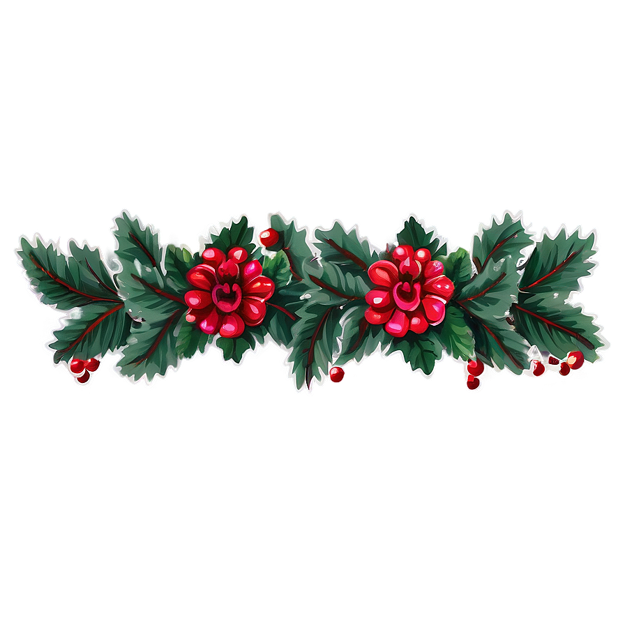 Vintage Garland Png 3