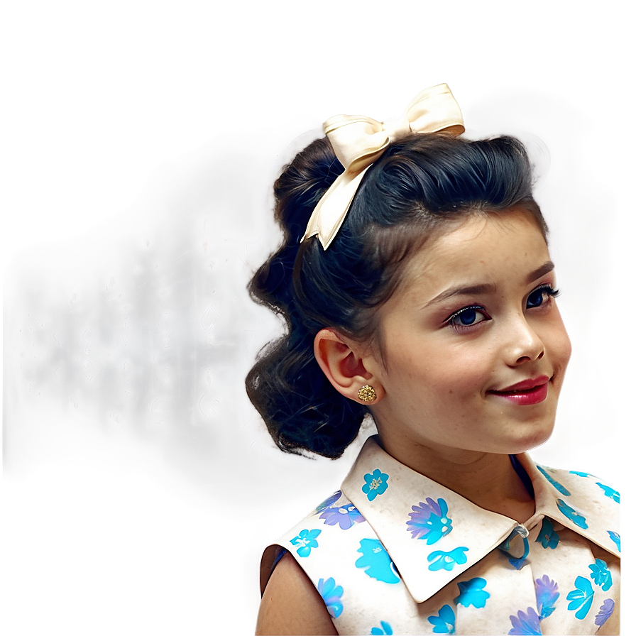 Vintage Girl Hair Png Ssa