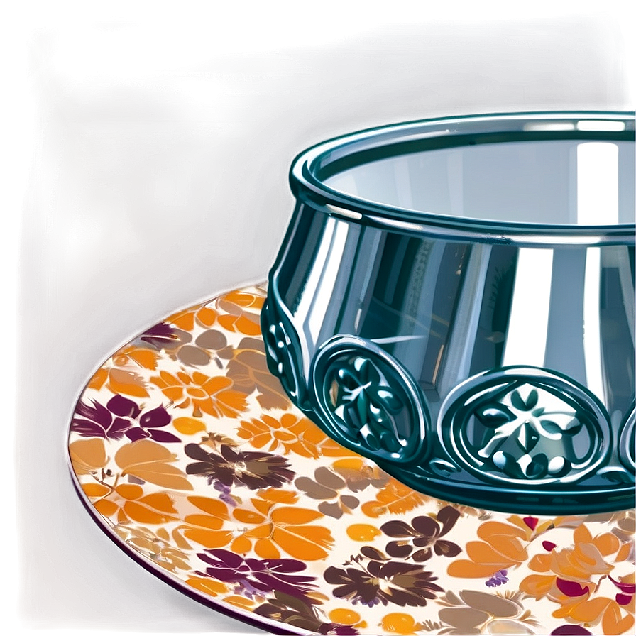 Vintage Glass Dishware Png 06202024