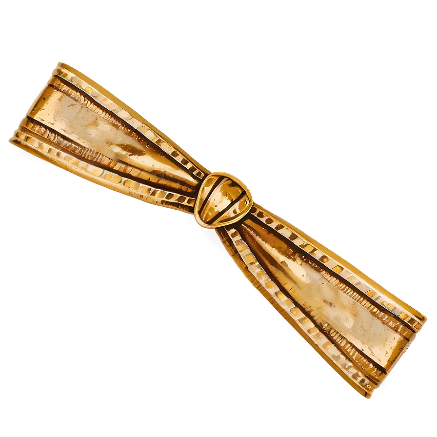 Vintage Gold Bow Png 52