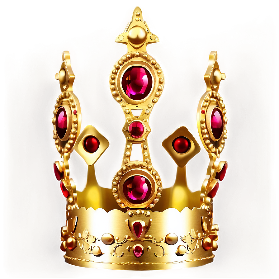 Vintage Golden Crown Png 06282024