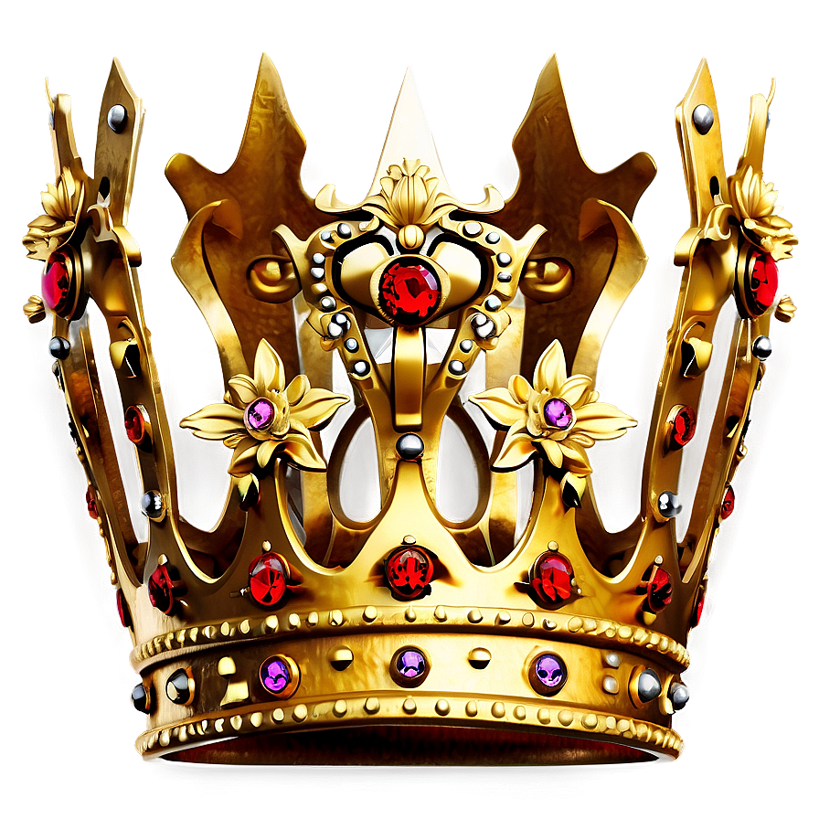 Vintage Golden Crown Png 81