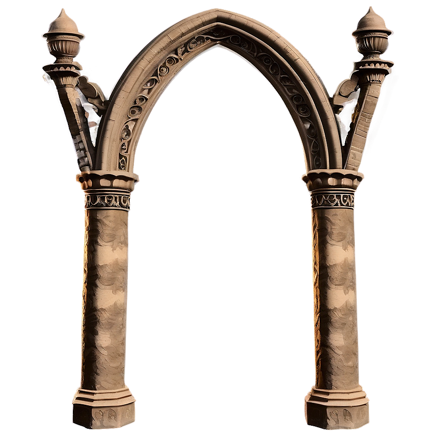 Vintage Gothic Arc Png 15