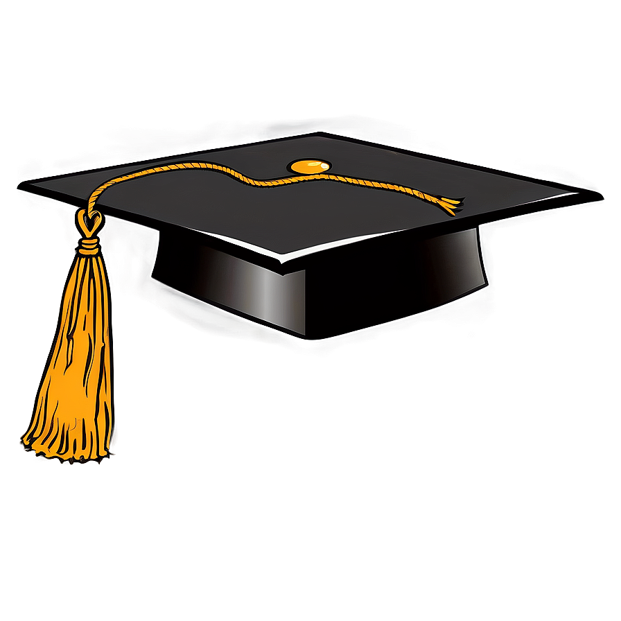 Vintage Graduation Cap Clipart 06262024