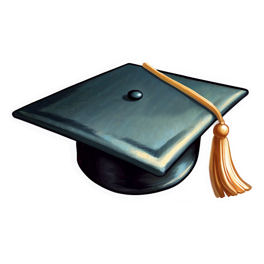 Vintage Graduation Cap Clipart 06262024