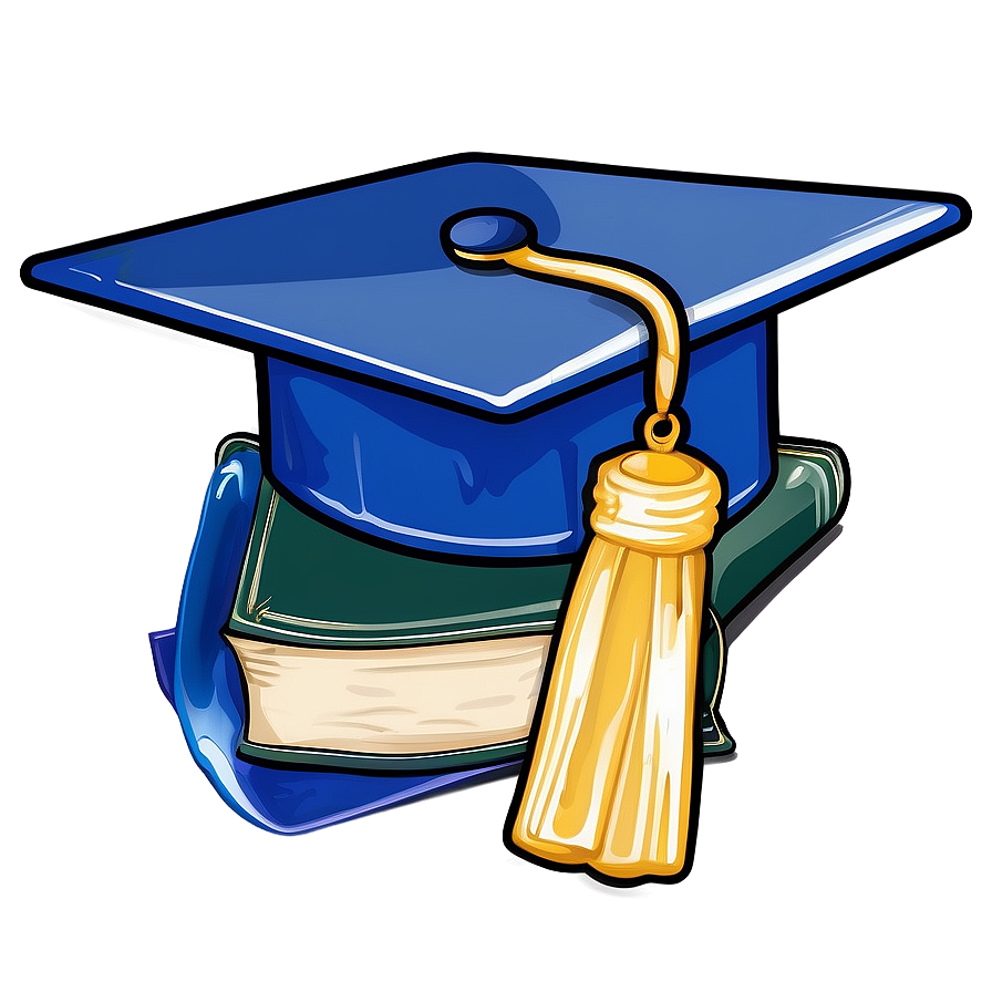 Vintage Graduation Cap Clipart Qra