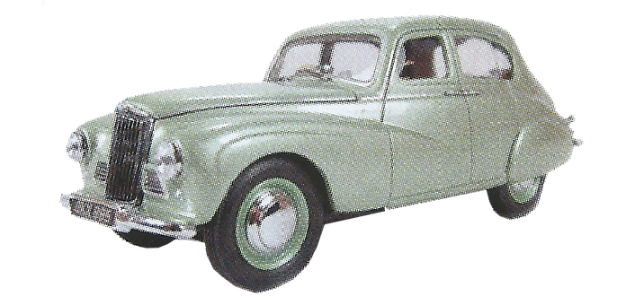 Vintage Green Sedan Car