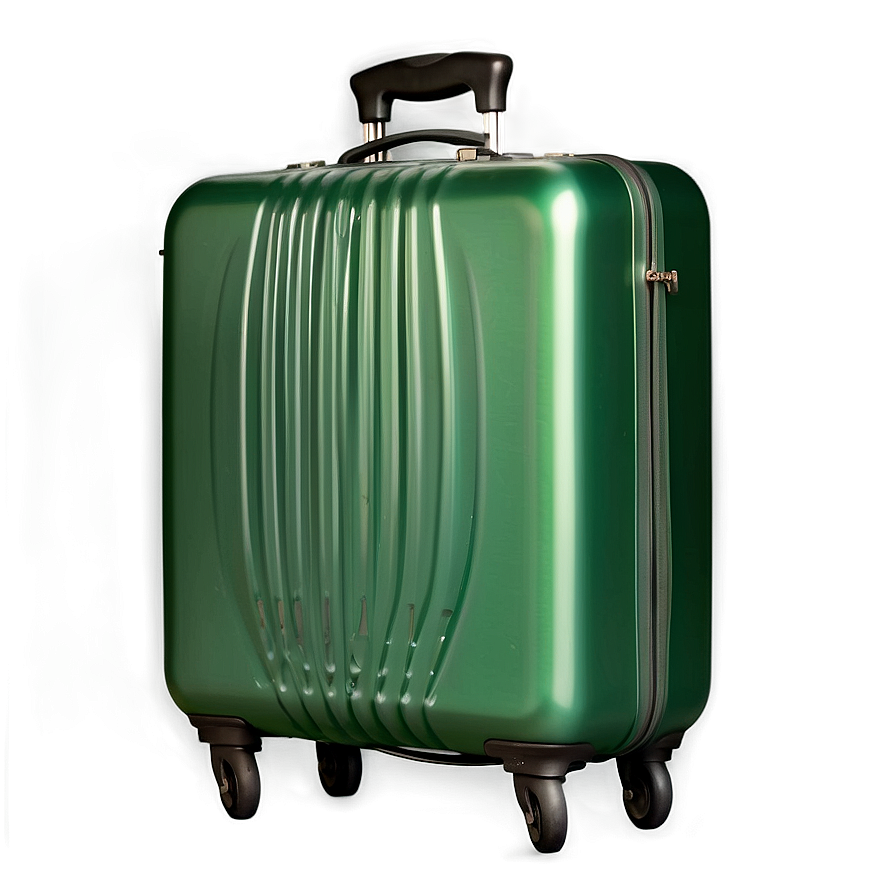 Vintage Green Suitcase Png Ucj