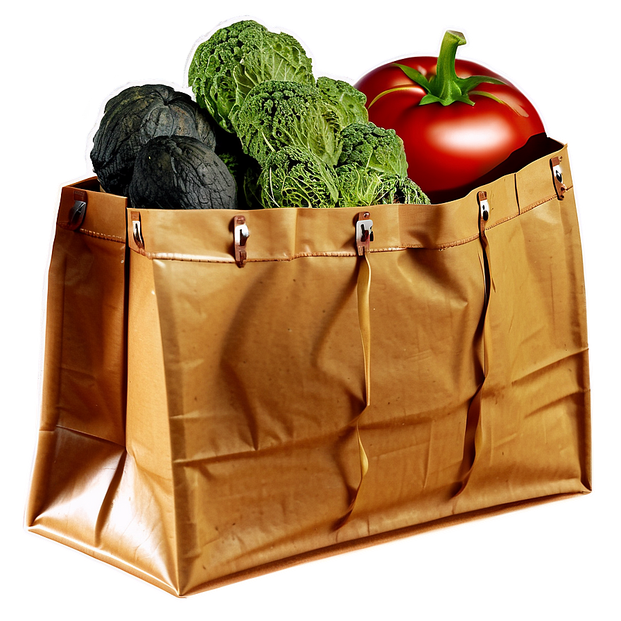 Vintage Grocery Bag Png Bdb96