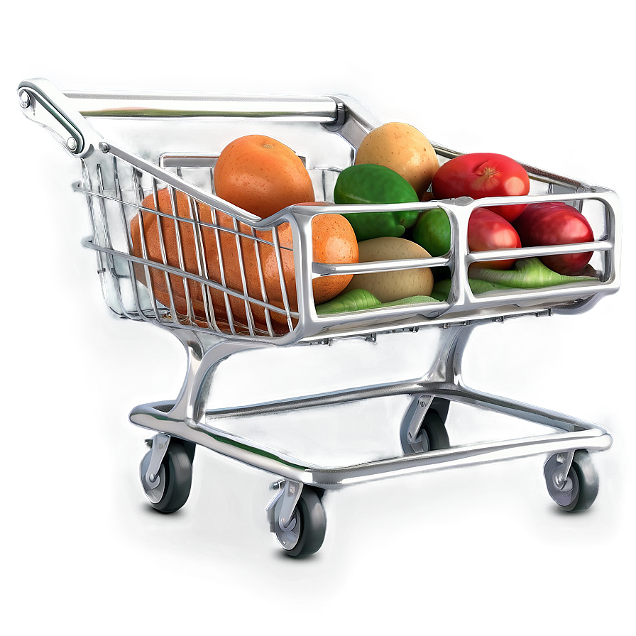 Vintage Grocery Cart Png Gsc46