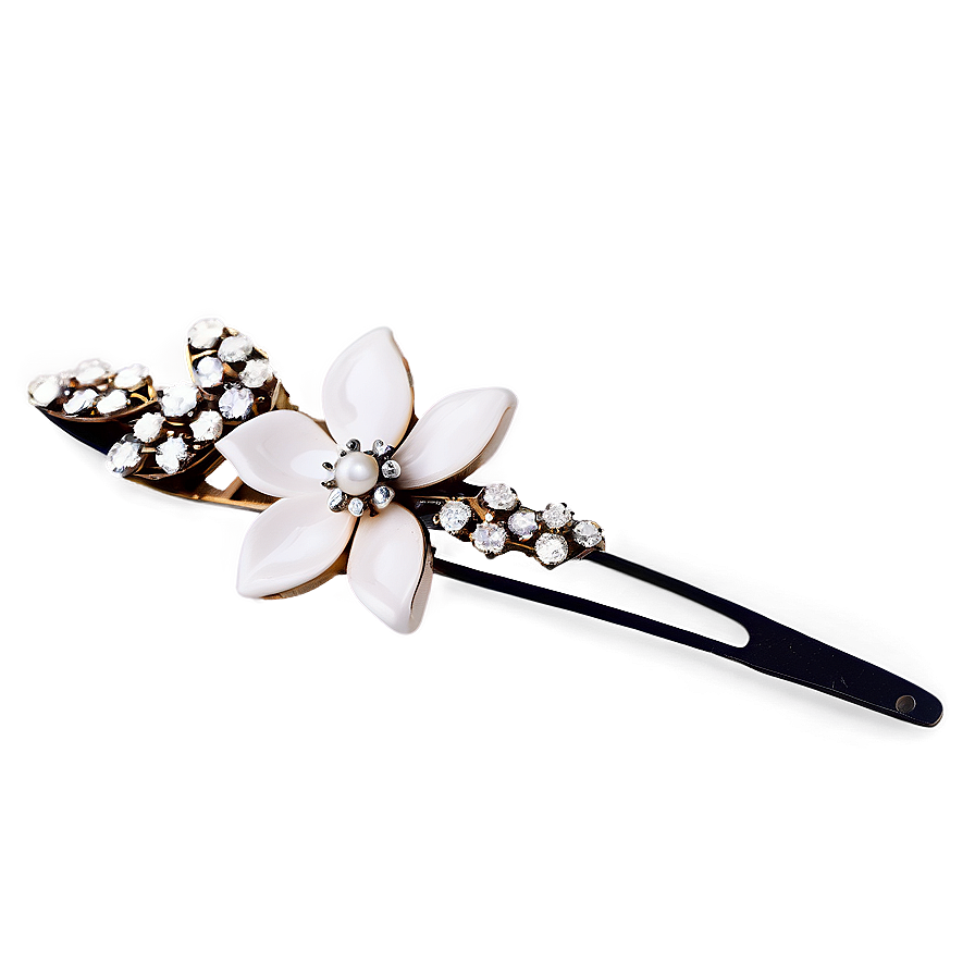 Vintage Hair Clip Design Png 06132024