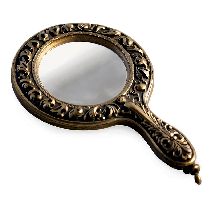 Vintage Hand Mirror Png Clx