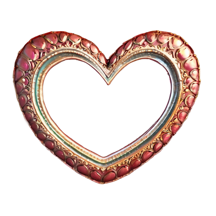 Vintage Heart Frame Png Iop13