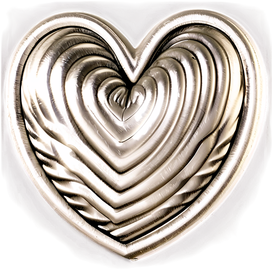 Vintage Heart Sketch Png 05252024