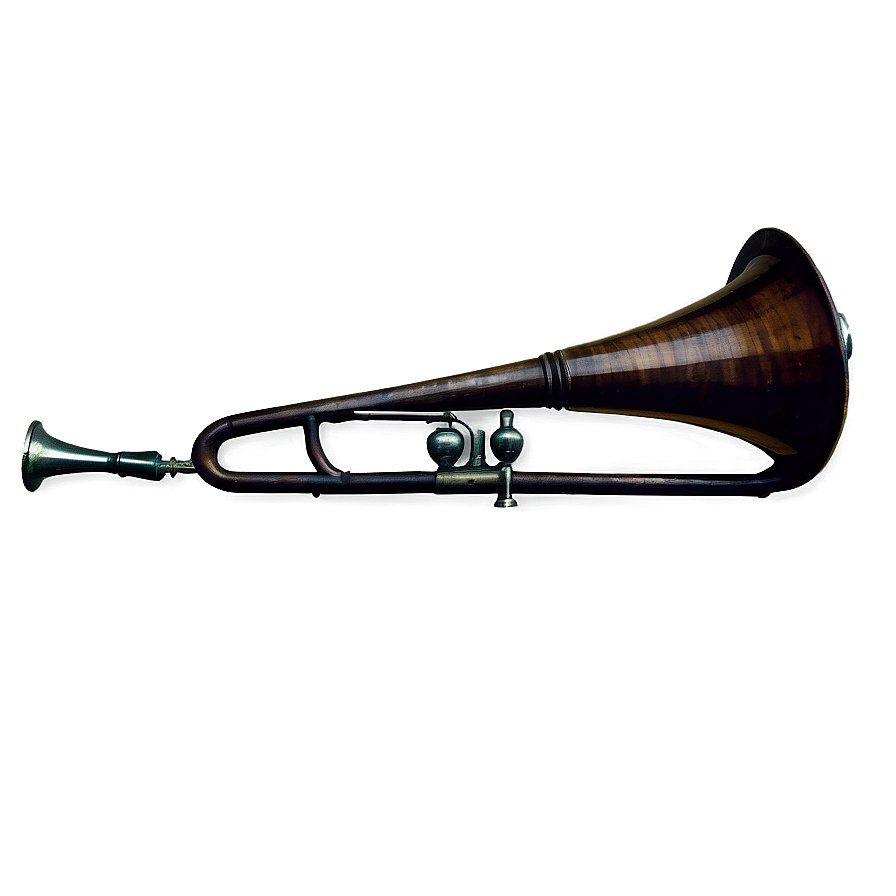 Vintage Horn Graphic Png 4