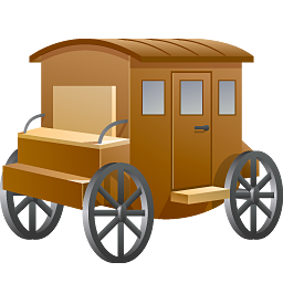 Vintage Horse Drawn Coach Emoji