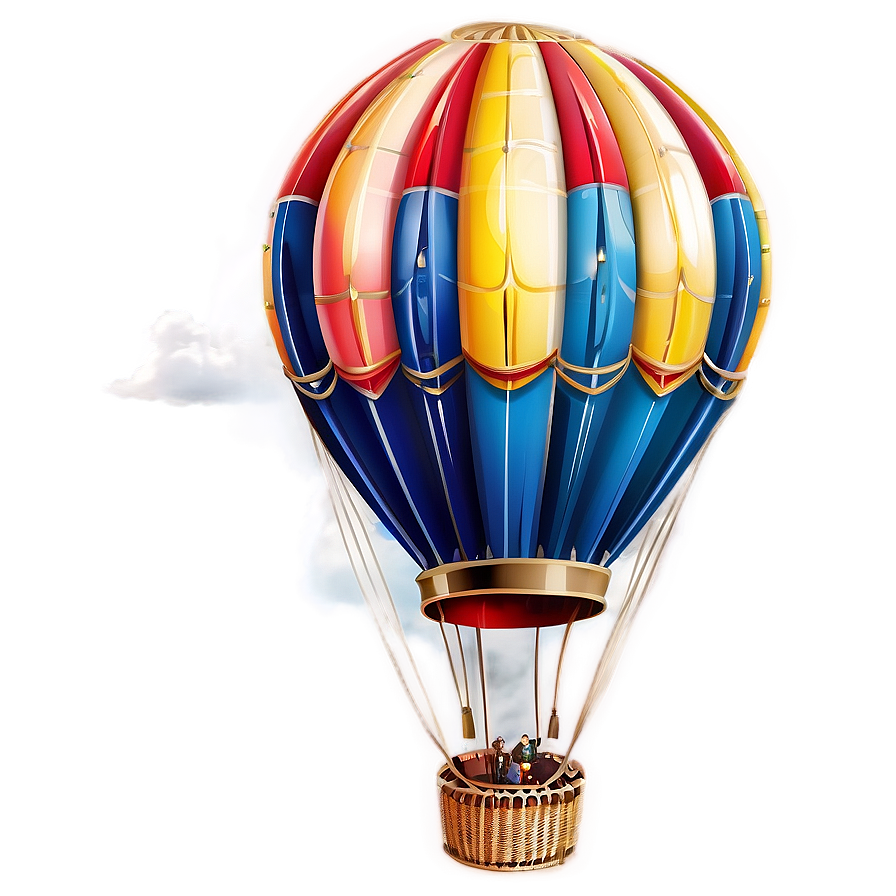 Vintage Hot Air Balloon Png 05042024