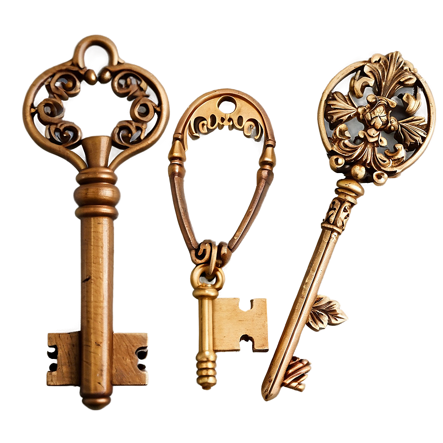 Vintage House Key Png 68